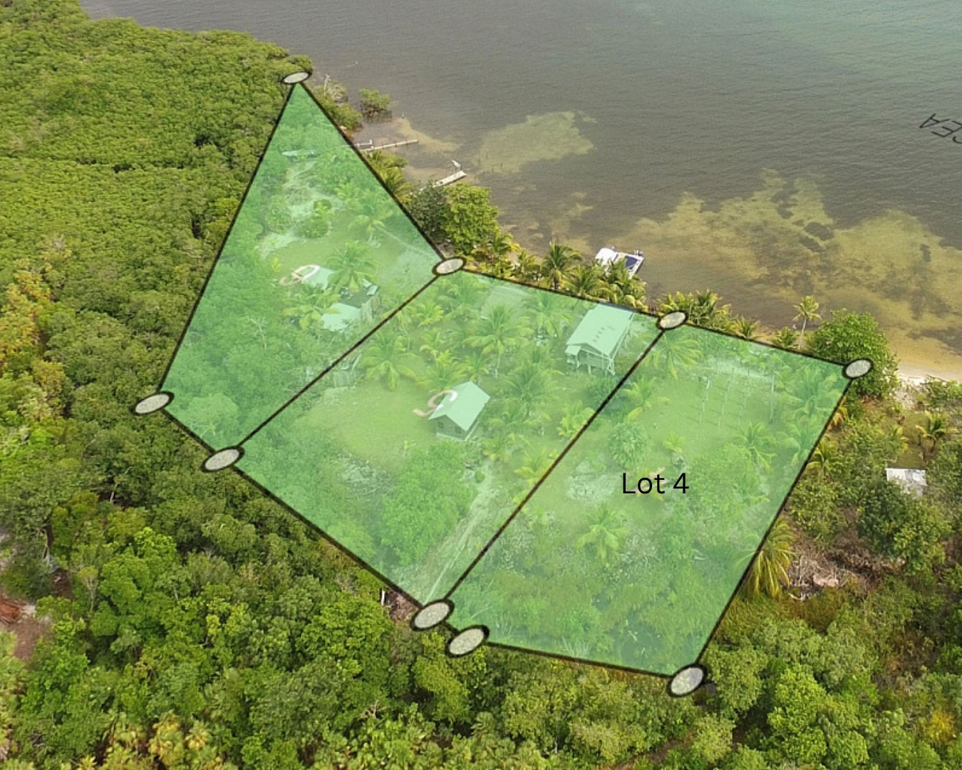 Beachfront Off grid Lot Near Monkey River (Lot4) - Monkey River, Belize | Belize Real Estate Property