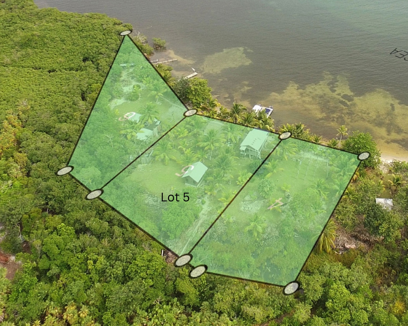 Beachfront Off grid Lot Near Monkey River (Lot 5) - Monkey River, Belize | Belize Real Estate Property